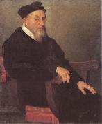 Giambattista Moroni Portrait of an Ecclesiastic (mk05 oil painting on canvas